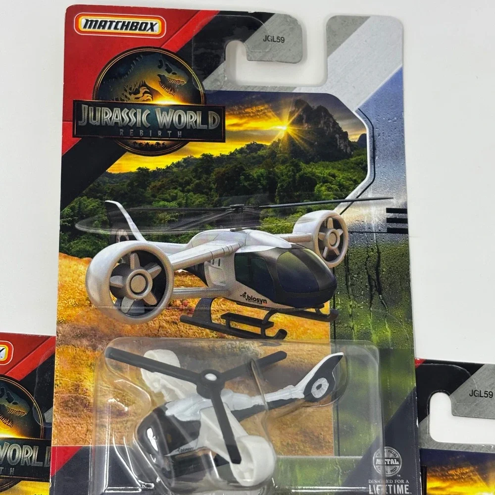 Matchbox Jurassic World Rebirth 3-Pack Jeep Gladiator InGen Vehicle Rapid Rescue
